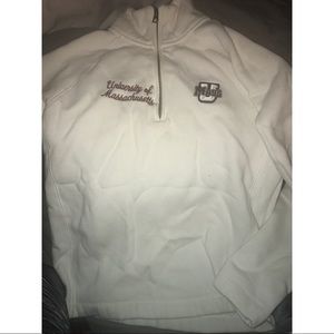 Zip up Umass sweater